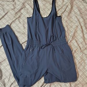 Athleta Unbound Jumpsuit Iron Blue Size XS